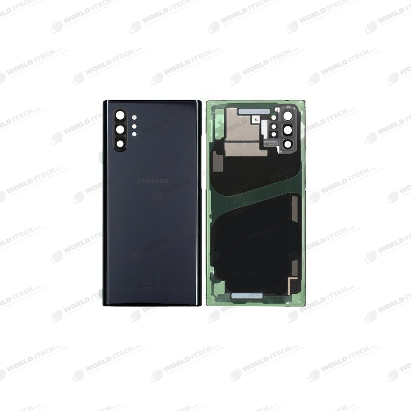 Vitre arrière Noir COMPATIBLE Samsung Note 10+ SM-N975F