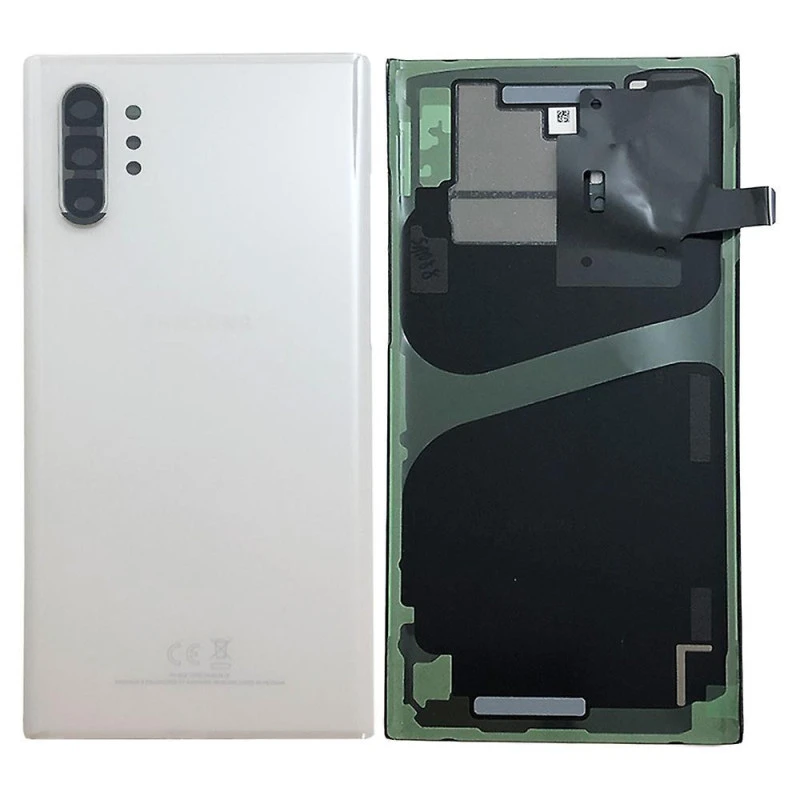 Vitre arrière blanc COMPATIBLE Samsung Note 10+ SM-N975F