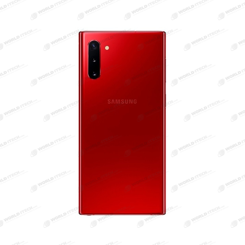 Vitre arrière rouge COMPATIBLE Samsung Note 10+ SM-N975F