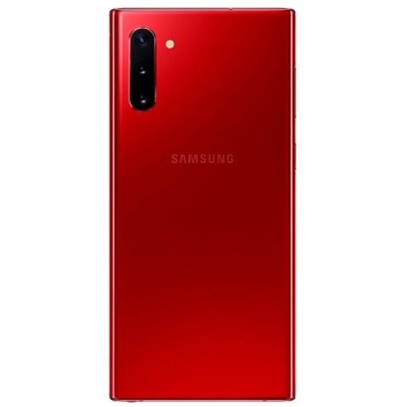 Vitre arrière rouge COMPATIBLE Samsung Note 10+ SM-N975F