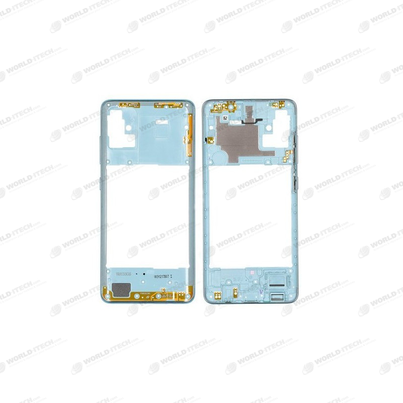 Chassis intermédiaire bleu OFFICIEL Samsung A51 SM-A515F GH98-45033C