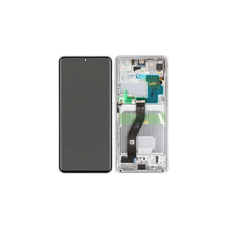 Ecran super AMOLED ORIGINE Samsung argent S21 ULTRA SM-G998F / SM-G998B - Kit Outils service pack officiel GH82-24925B