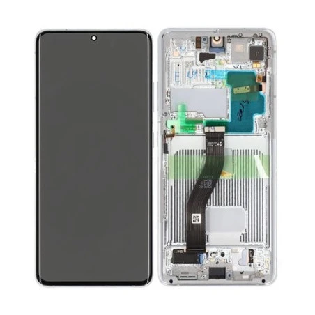 Ecran super AMOLED ORIGINE Samsung argent S21 ULTRA SM-G998F / SM-G998B - Kit Outils service pack officiel GH82-24925B