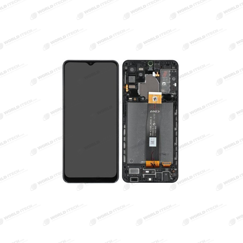 Ecran sur chassis Noir OFFICIEL Samsung A32 4G SM-A325F GH82-25611A