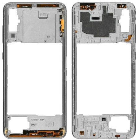 Chassis intermédiaire blanc argent OFFICIEL Samsung A70 SM-A705F 