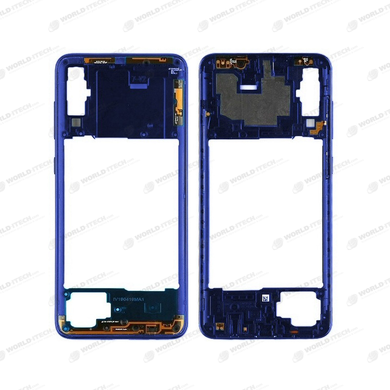 Chassis intermédiaire bleu OFFICIEL Samsung A70 SM-A705F 