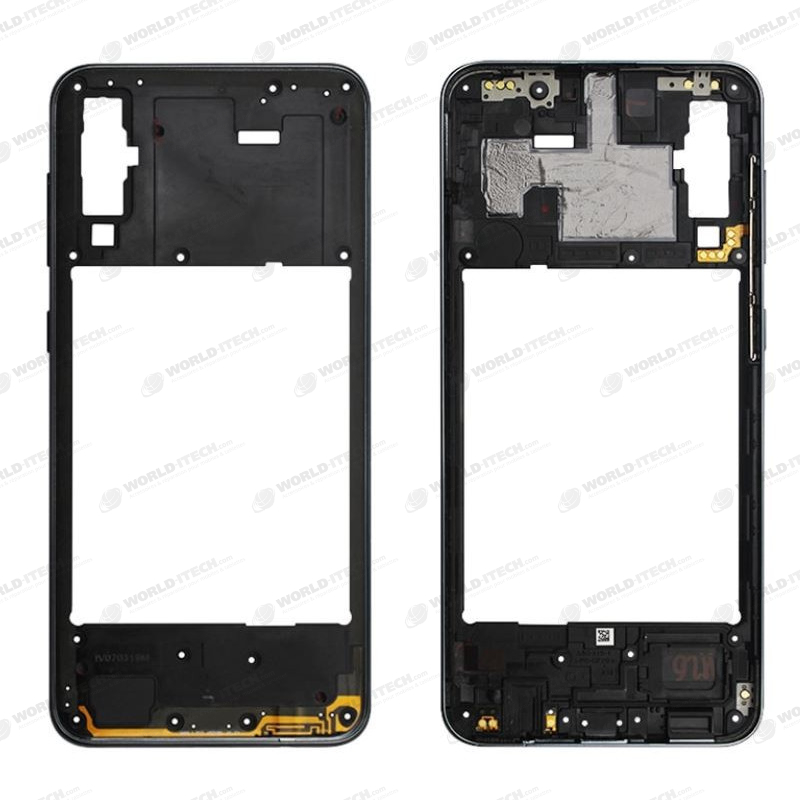 Chassis intermédiaire noir OFFICIEL Samsung A50 SM-A505F 