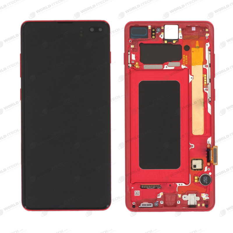 Ecran AMOLED ORIGINE Samsung rouge S10+ SM-G975F GH82-18849H