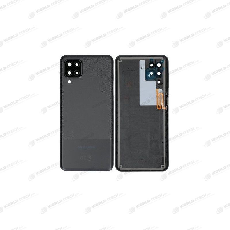 Coque arrière Noir OFFICIELLE Samsung Galaxy A12 SM-A125F GH82-24487A