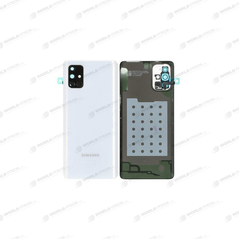 Vitre arrière blanche COMPATIBLE Samsung Galaxy A71 SM-A715F