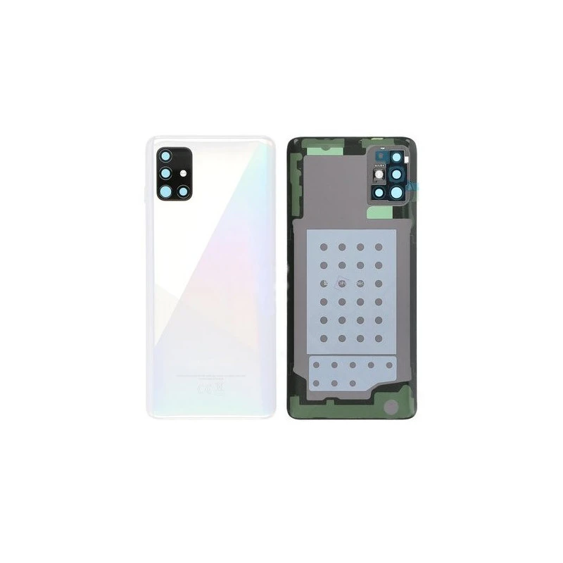 Vitre arrière blanc COMPATIBLE Samsung Galaxy A51 SM-A515F