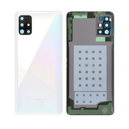Vitre arrière blanc COMPATIBLE Samsung Galaxy A51 SM-A515F