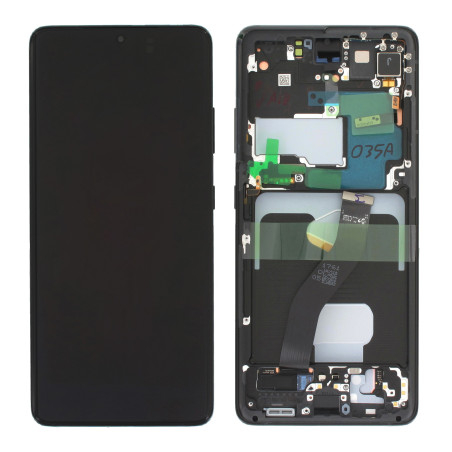 Ecran super AMOLED ORIGINE Samsung Noir S21 ULTRA SM-G998F / SM-G998B - Kit Outils service pack officiel GH82-24925A