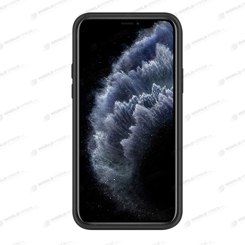 Coque noire silicone souple Samsung S21 Ultra