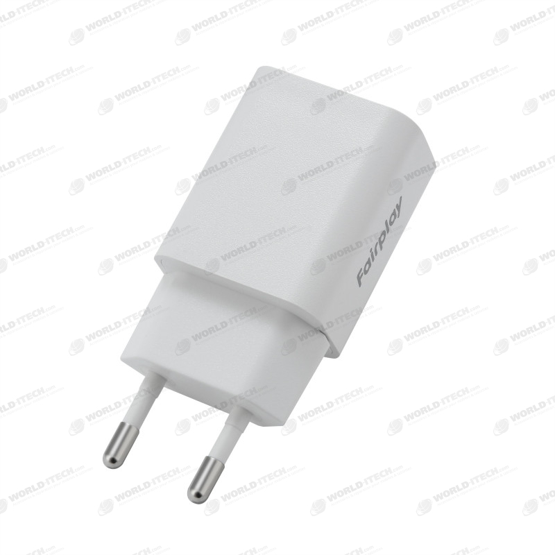 Chargeur adaptateur secteur USB 5W Blanc