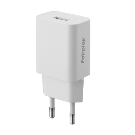 Chargeur adaptateur secteur USB 5W Blanc