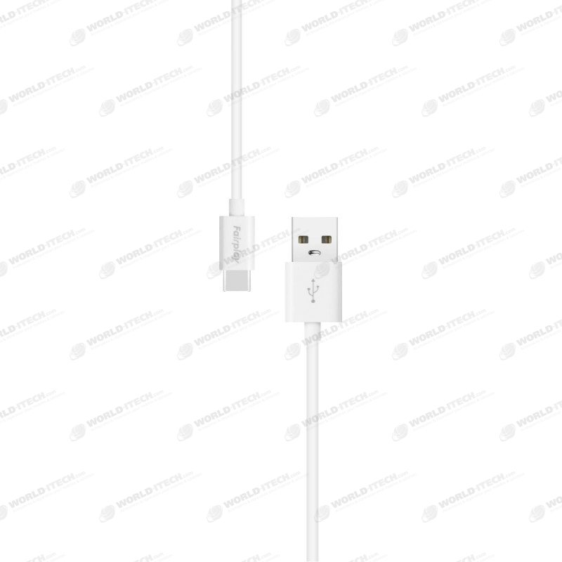Cable USB-C Blanc 1m