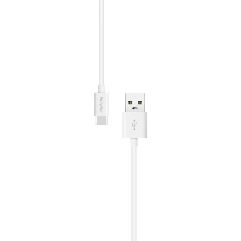 Cable USB-C Blanc 1m