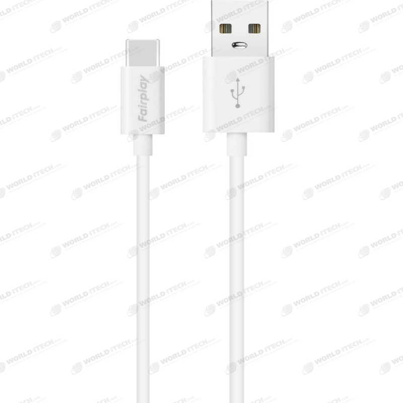 Cable USB-C Blanc 1m