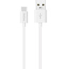 Cable USB-C Blanc 1m