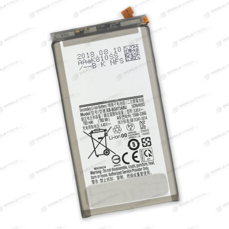 Batterie Interne Origine officielle 3300mAh Samsung S10 SM-G973F GH82-18826A EB-BG973ABU