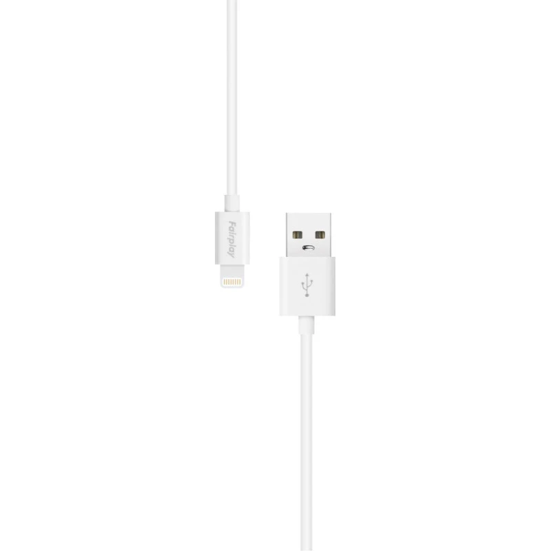 Cable USB vers Lightning Blanc iPhone 1m
