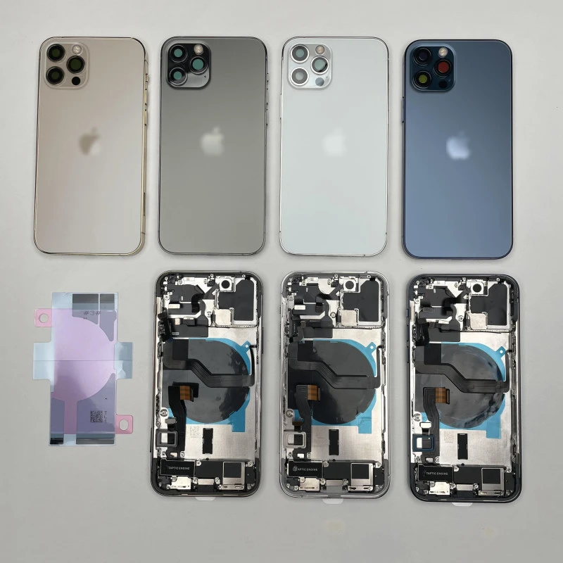 Chassis vitre arrière complet prémonté iPhone 12 pro max - KIT OUTILS OFFERTS