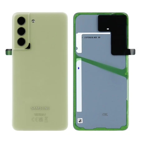 Vitre arrière vert olive OFFICIELLE Samsung Galaxy S21 FE 5G SM-G990B GH82-26156C