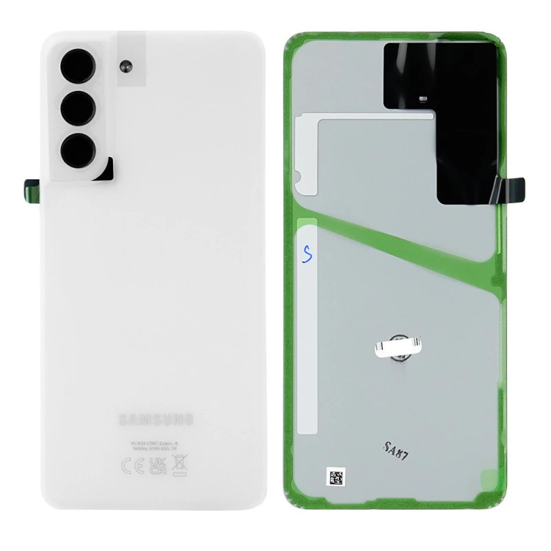 Vitre arrière Blanche OFFICIELLE Samsung Galaxy S21 FE 5G SM-G990B GH82-26156B