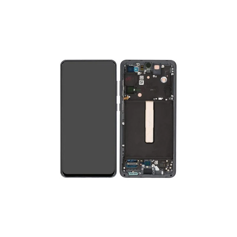 Ecran sur chassis noir graphite OFFICIEL Samsung S21 FE 5G service pack officiel SM-G990B GH82-26414A / GH82-26420A / GH82-26590