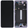 Ecran sur chassis violet lavande OFFICIEL Samsung S21 FE 5G service pack officiel SM-G990B GH82-26414D / GH82-26420D / GH82-2659