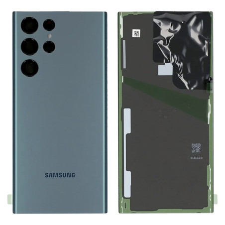 Vitre arrière vert OFFICIELLE Samsung Galaxy S22 Ultra GH82-27458D SM-S908B