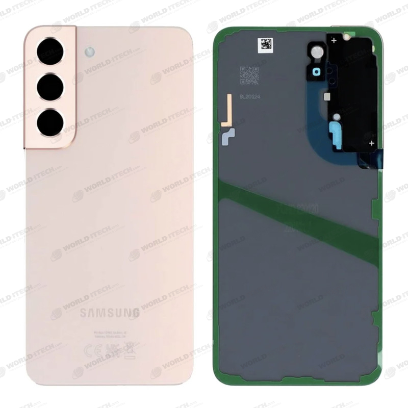 Vitre arrière rose OFFICIELLE Samsung Galaxy S22 GH82-27435D SM-S901B