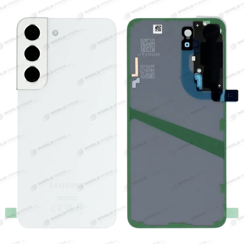 Vitre arrière blanc OFFICIELLE Samsung Galaxy S22 GH82-27435B SM-S901B