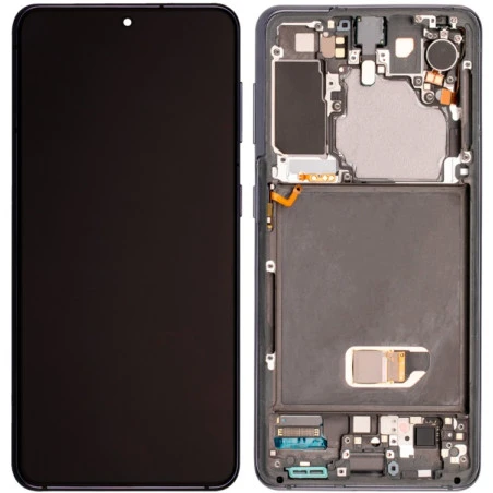 Ecran super AMOLED ORIGINE Samsung Noir S21 SM-G990F / SM-G991F - Kit Outils service pack officiel GH82-24716A