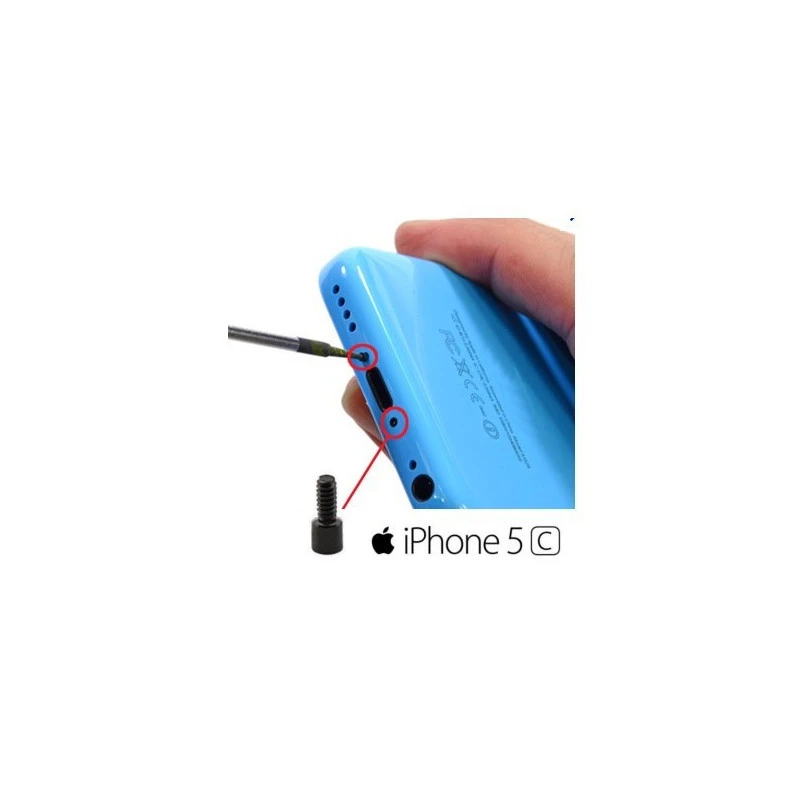 2 Vis Torx iPhone 5 Noir