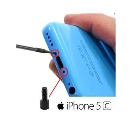2 Vis Torx iPhone 5 Noir