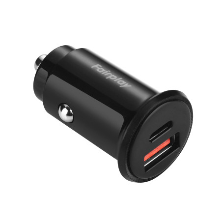 Chargeur rapide voiture 12V vers USB et Type-C