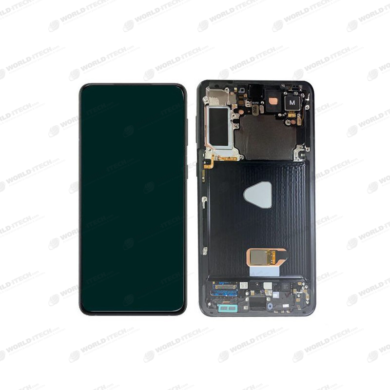 Ecran AMOLED ORIGINE Samsung Noir S21 PLUS SM-G996F service pack officiel GH82-24555A