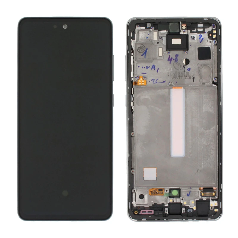 Ecran blanc argent origine OFFICIEL Samsung A52s 5G GH82-26861D / GH82-26863D SM-A528B