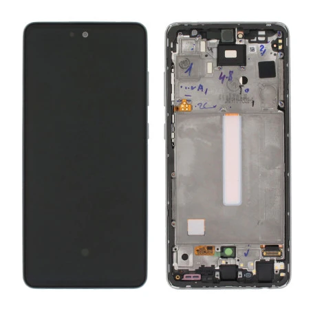 Ecran blanc argent origine OFFICIEL Samsung A52s 5G GH82-26861D / GH82-26863D SM-A528B