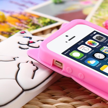Coque Silicone Chat Fuck iPhone 6 6S