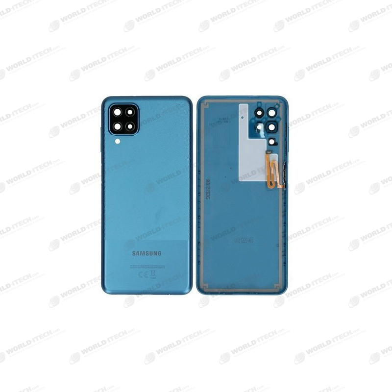 Coque arrière Bleu OFFICIELLE Samsung Galaxy A12 SM-A125F GH82-24487C