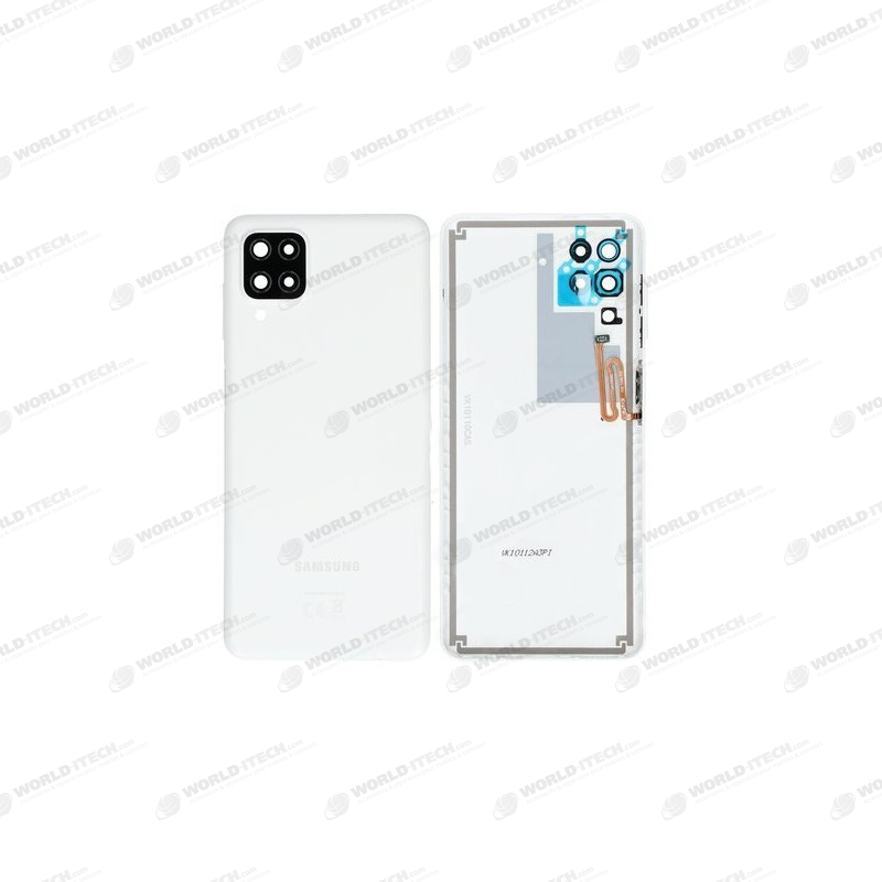 Coque arrière Blanc OFFICIELLE Samsung Galaxy A12 SM-A125F GH82-24487B