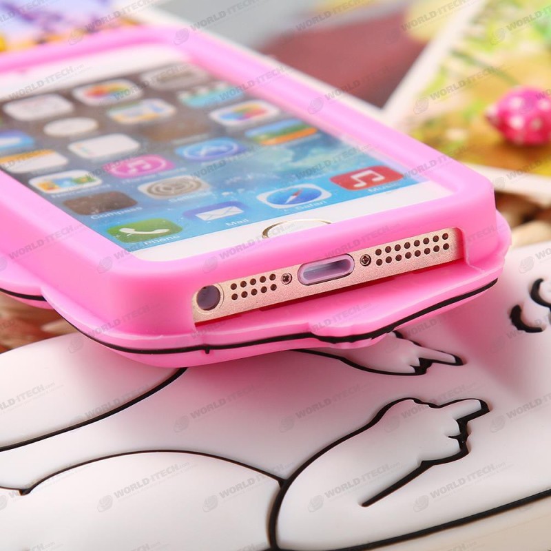 Coque Silicone Chat Fuck iPhone 6 6S