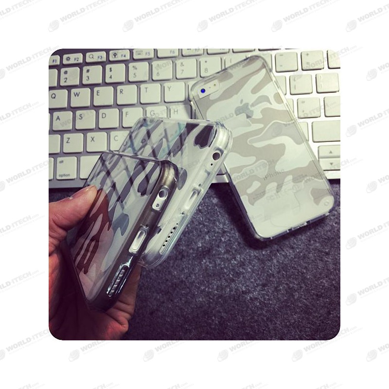 Coque silicone camouflage militaire iPhone 6 6S