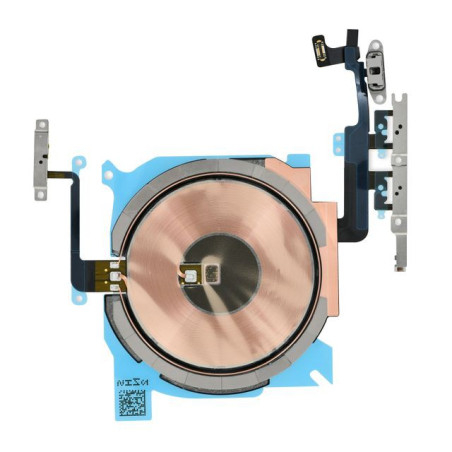 Nappe bouton volume mute recharge sans fil induction QI  iPhone 12 Pro Max
