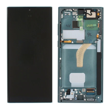 Ecran super AMOLED ORIGINE Samsung vert S22 ULTRA SM-S908B GH82-27488D