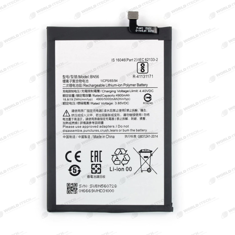 Batterie COMPATIBLE Xiaomi Redmi 10A / 9A / 9AT / 9C BN56