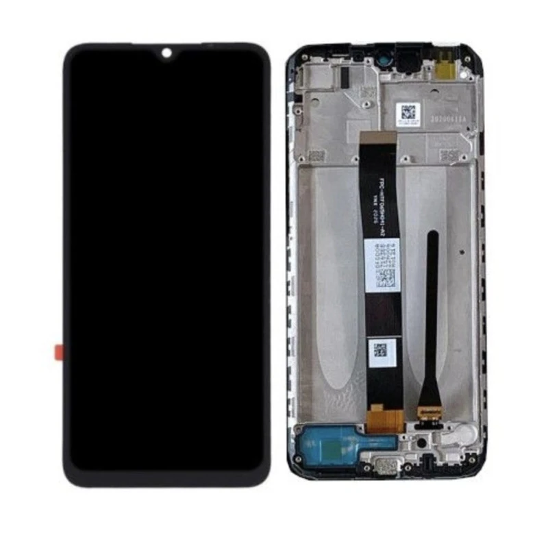 Ecran avec chassis LCD ORIGINE noir Xiaomi Redmi 9A/9C/9AT/10A